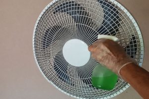 Meu ventilador estava cheio de poeira