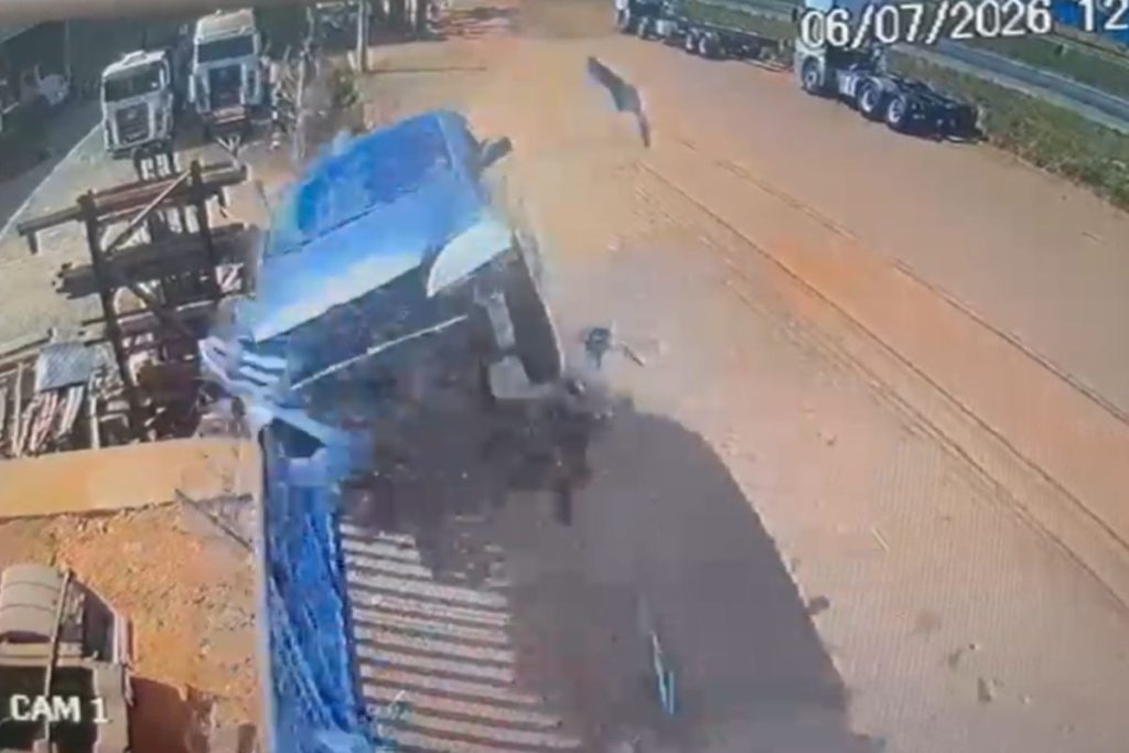 Motorista bêbado perde o controle, faz carro "voar" e acaba preso em Anápolis