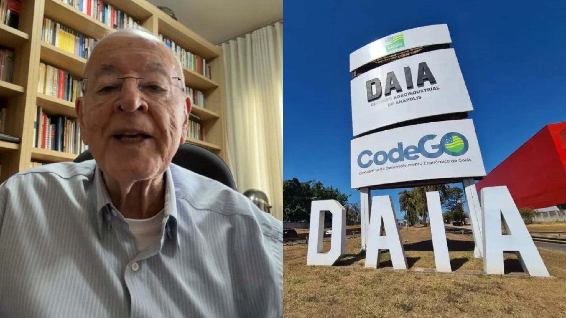 Meio século depois, ex-governador de Goiás relembra articulações com o regime militar para criação do Daia