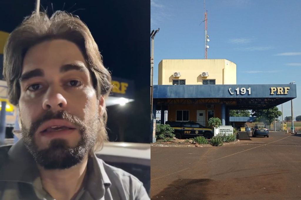 motorista parado em Itumbiara