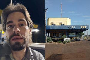 motorista parado em Itumbiara