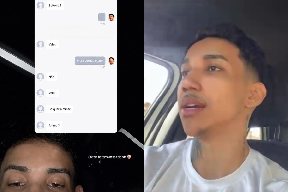 "Só tem bezerro nessa cidade”, desabafa motorista de aplicativo ao mostrar mensagem de passageiro em Goiânia