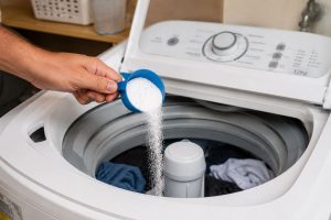 erro ao lavar roupa na máquina