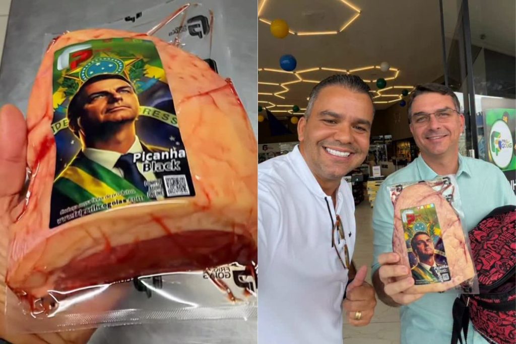 Empresário ganhou projeção nacional ao comercializar cortes de carne estampados com a imagem do ex-presidente Jair Bolsonaro. (Foto: Reprodução/Redes sociais/@frigorificogoias)