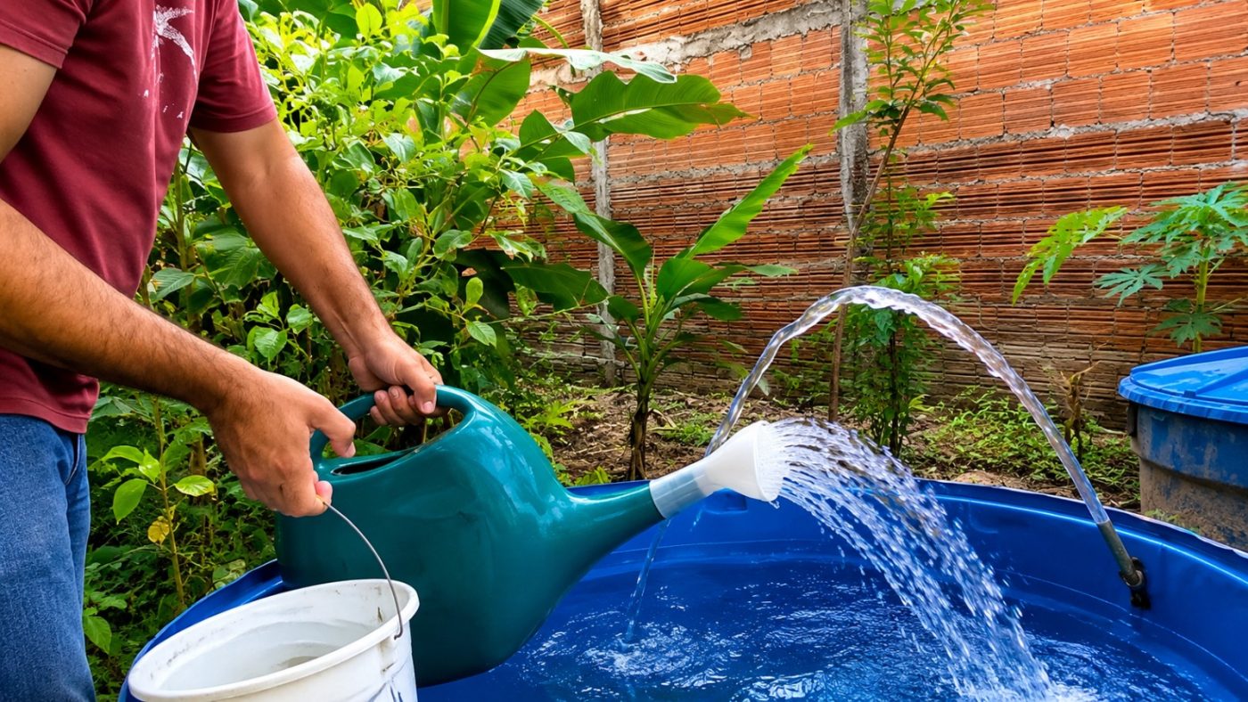 A frequência ideal para regar as plantas do quintal, segundo jardineiros