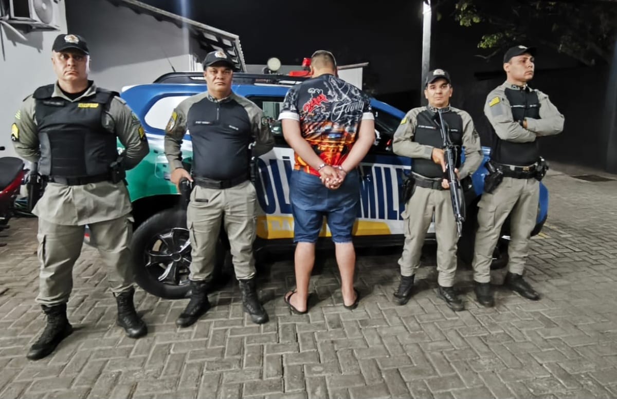 Ação rápida da PM prende motociclista que matou jovem após discussão em Nerópolis