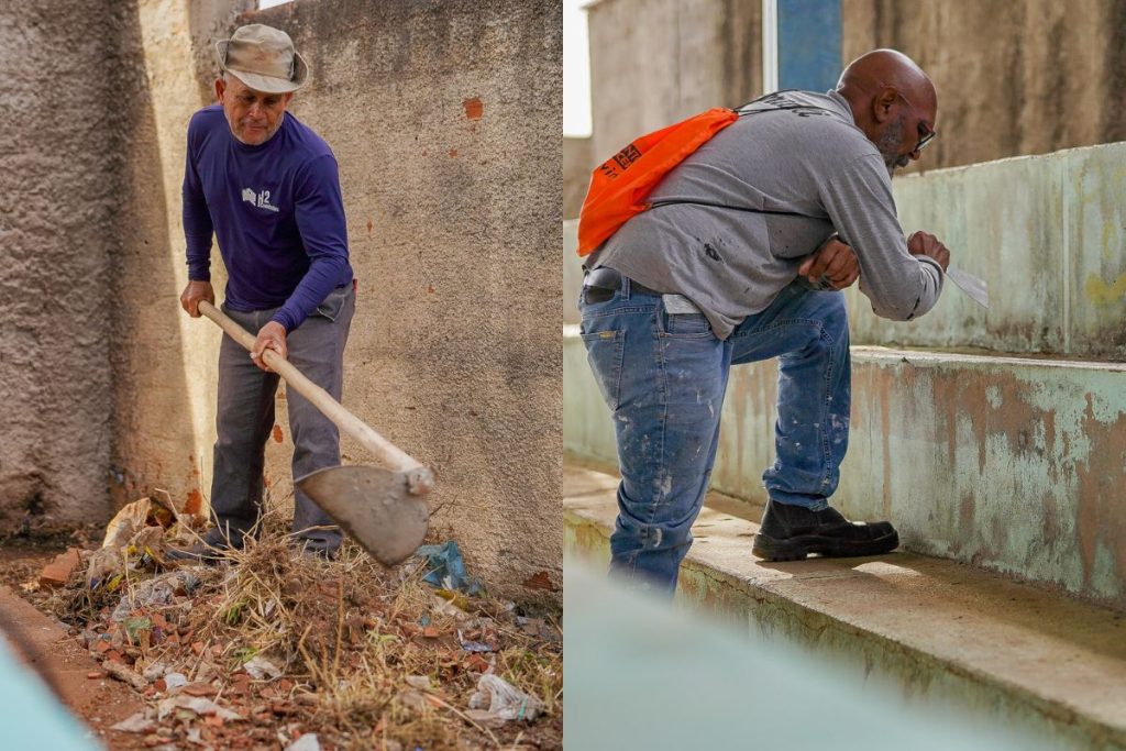 Espaço permanecerá em obras pelos próximos meses para receber uma nova estrutura voltada ao uso da comunidade. (Foto: Paulo de Tarso/Prefeitura de Anápolis) 
