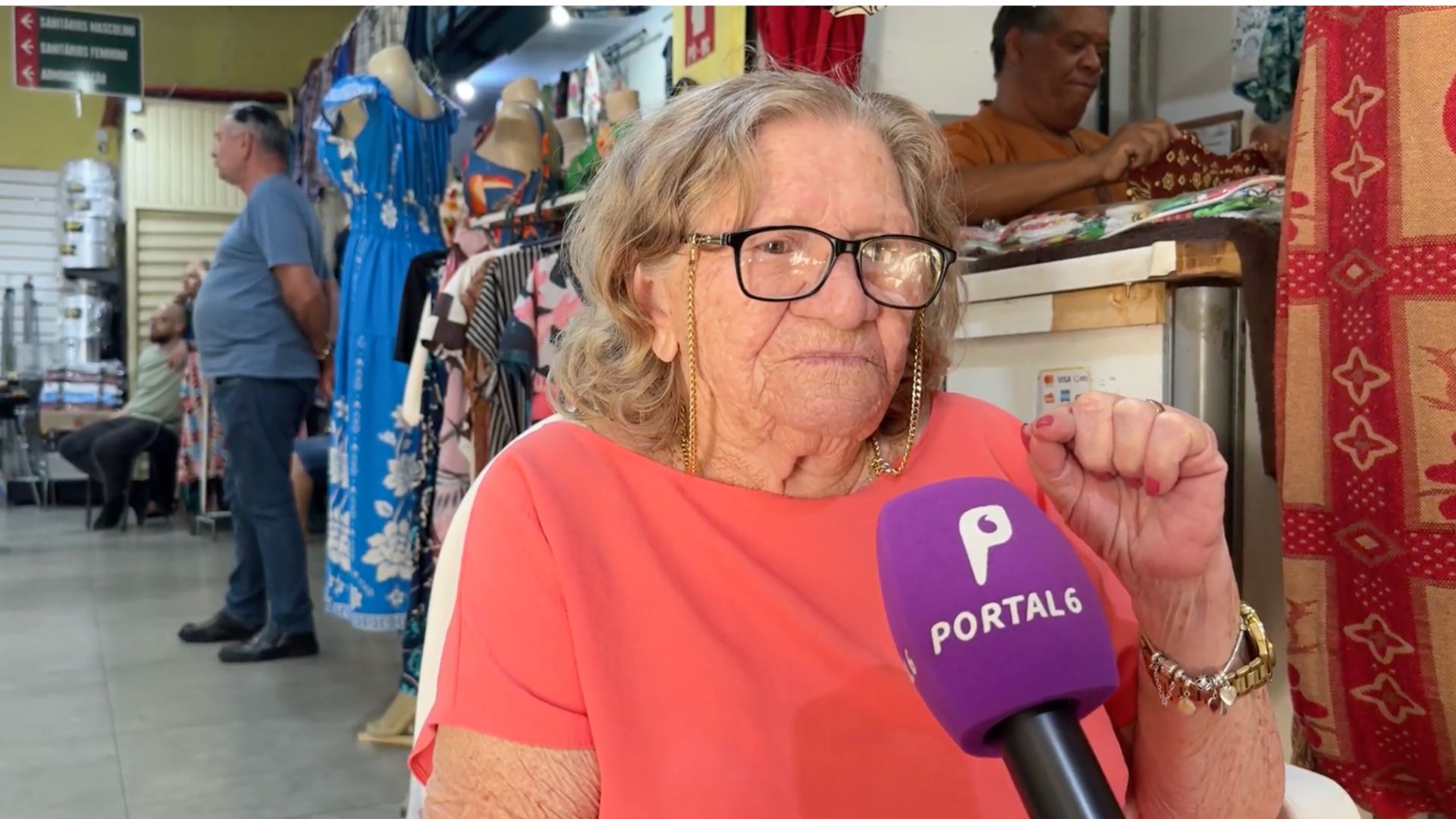 Maria Avelino foi a primeira pessoa a ocupar uma banca no Mercado Municipal de Anápolis.