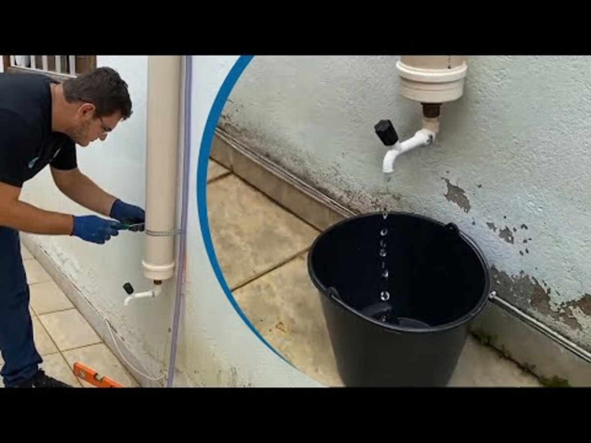 Técnicos em ar-condicionado concordam: "A água que sai dos aparelhos é destilada e pode ser reutilizada em casa ou no jardim"