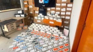 COD apreendeu conjunto de eletrônicos avaliado em R$ 5 milhões na divisa entre Goiás e Minas Gerais.