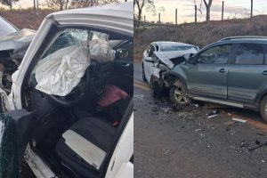 Idoso morre e dois adolescentes ficam gravemente feridos em colisão na GO-222
