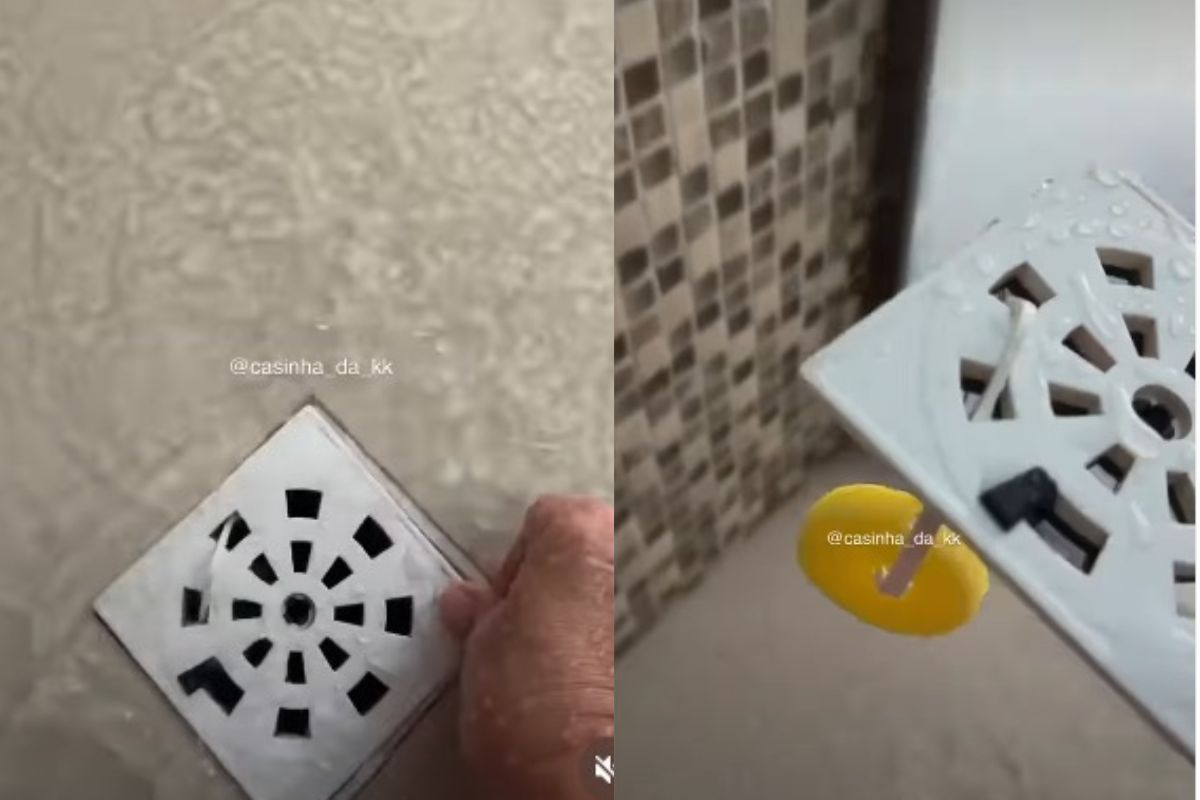 Colocar uma pastilha sanitária nos ralos de casa