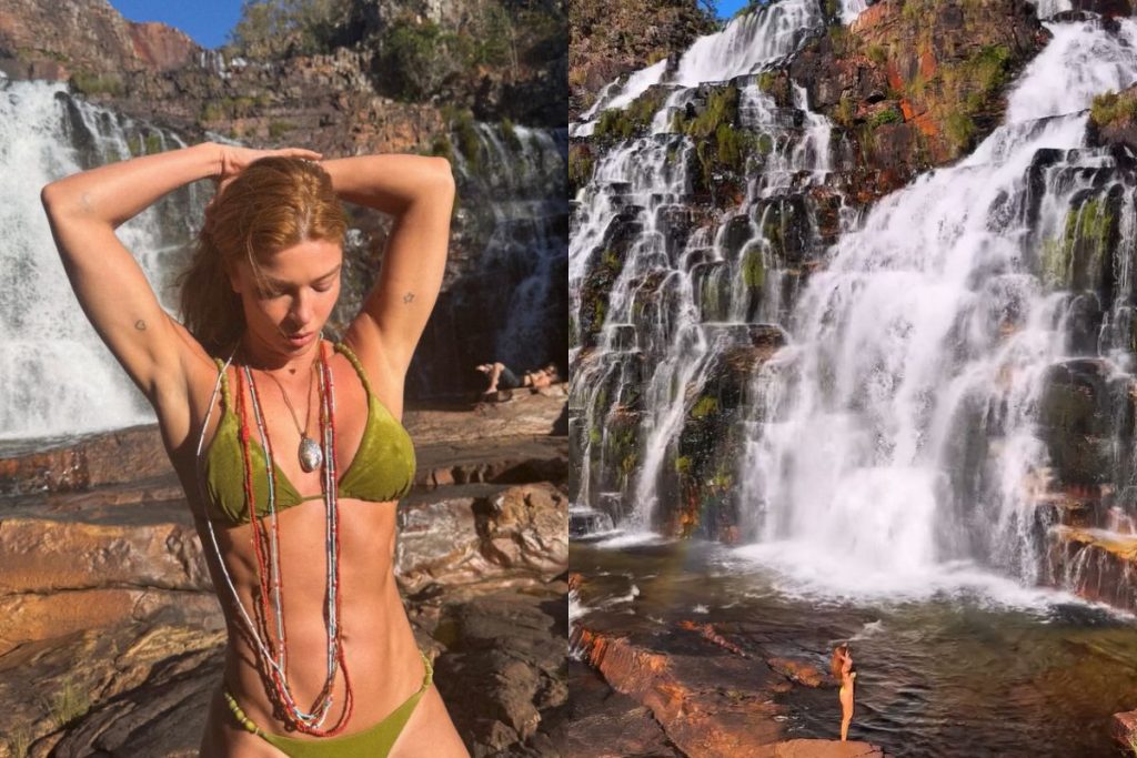 Grazi Massafera escolhe a Chapada dos Veadeiros para curtir férias em Goiás
