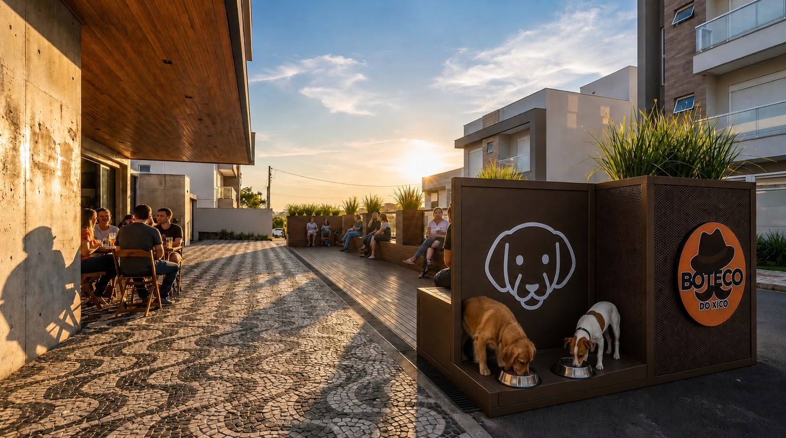 Arquiteto detalha projeto de parklets com livros, espaço pet e Wi-Fi gratuito para bares de Anápolis
