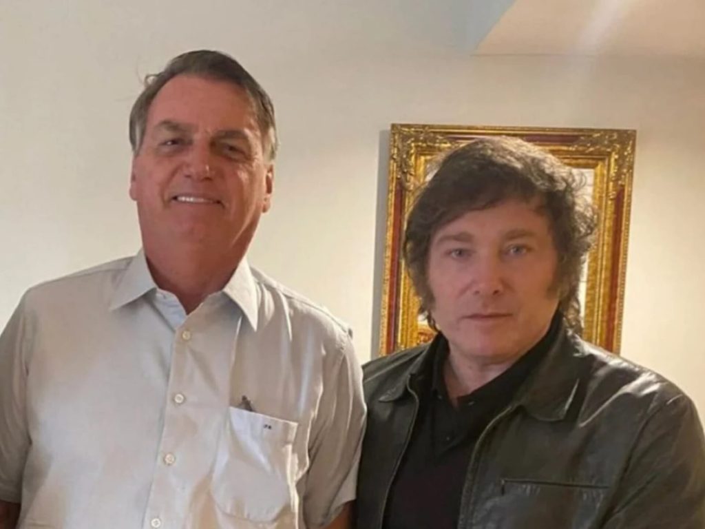 Moraes nega pedido de visita de Milei a Bolsonaro