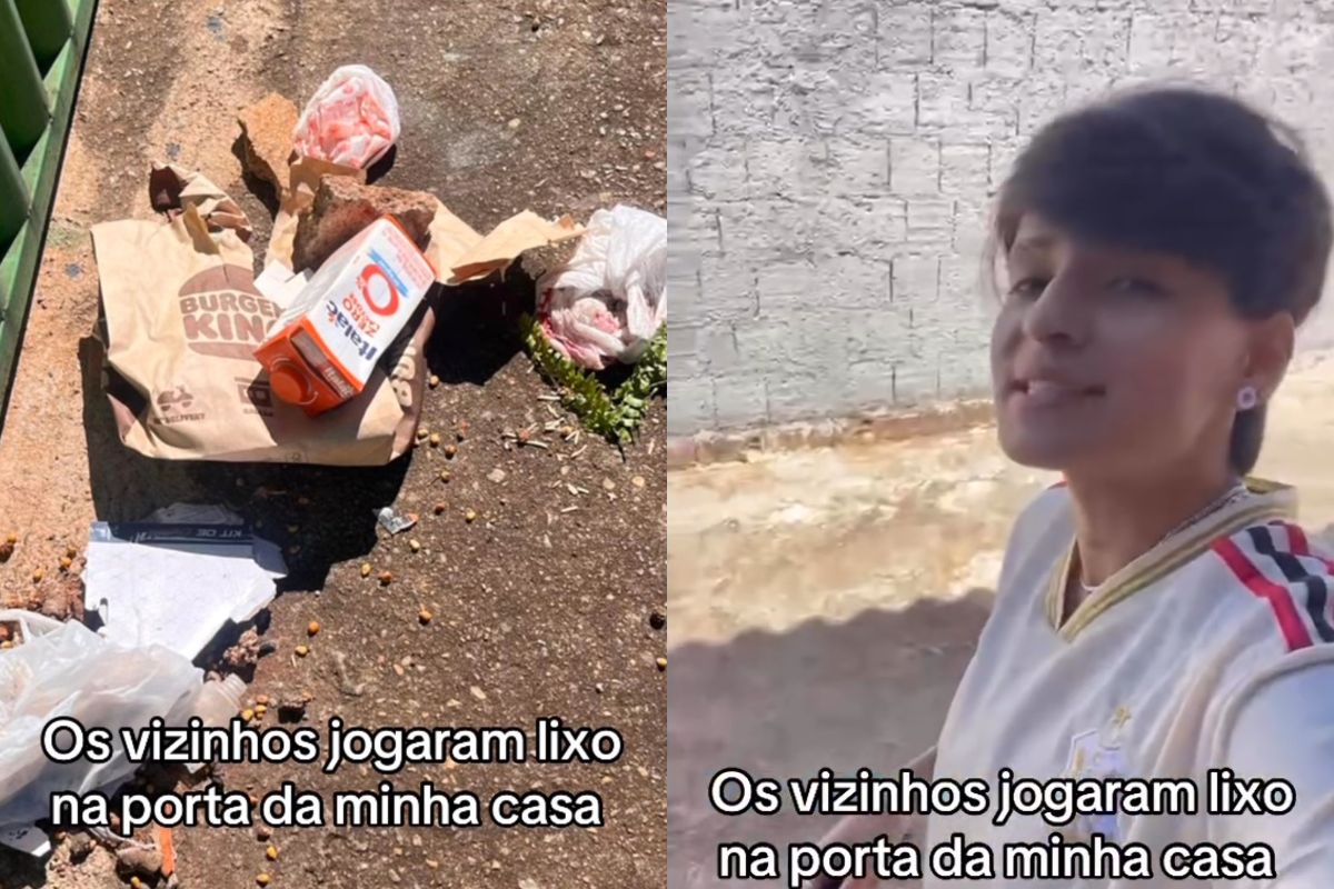 Vídeo de discussão entre vizinhos por causa de lixo repercute e gera bate-boca em Anápolis
