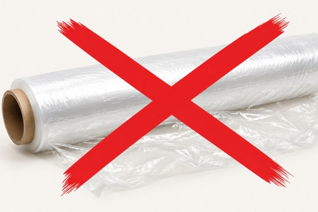 Adeus, plástico-filme