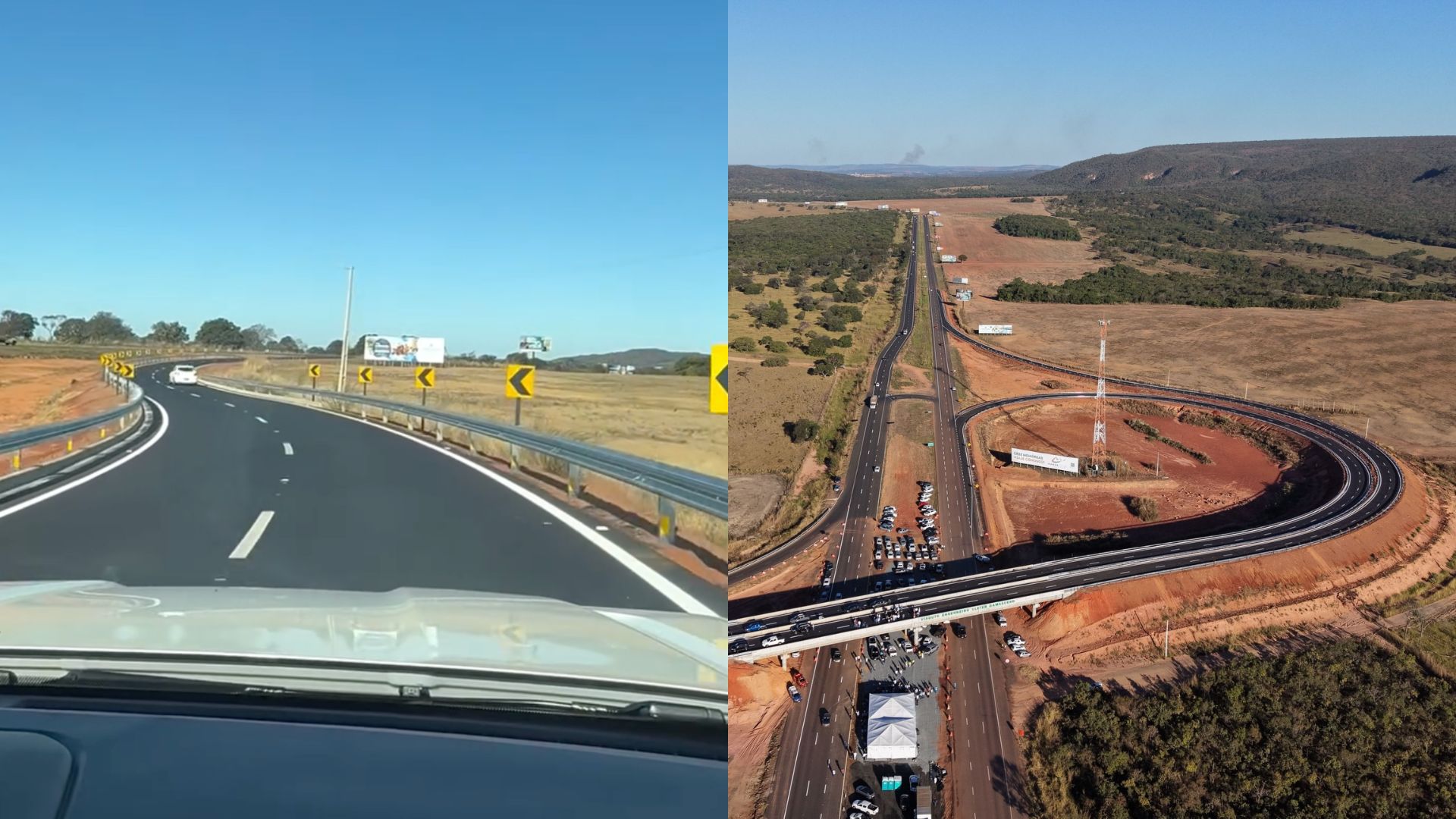 Novo viaduto na entrada de Caldas Novas recebeu R$ 241 milhões em investimentos.