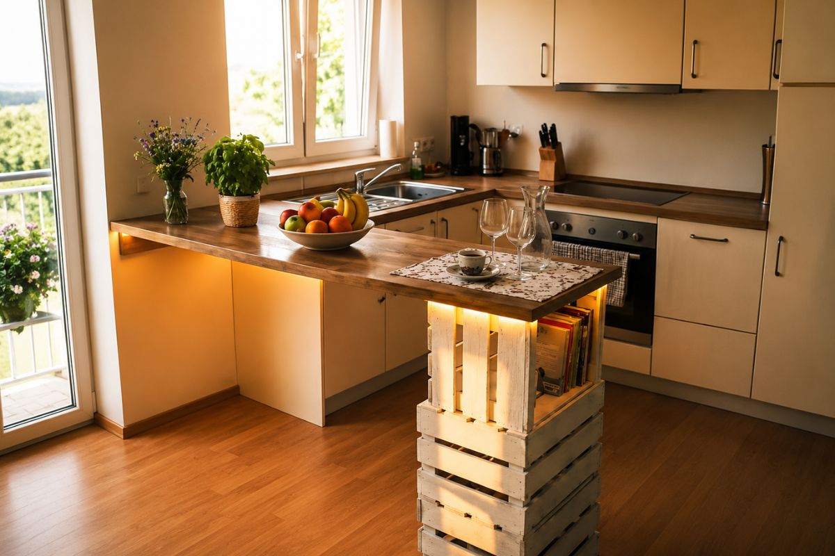 península de cozinha