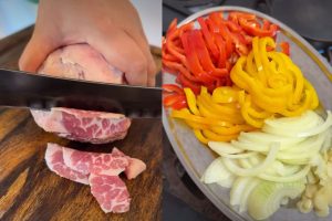 O Cupim com pimentão, cebola e alho une sabores, aromas e texturas que deixam a carne mais equilibrada e perfeita para compartilhar