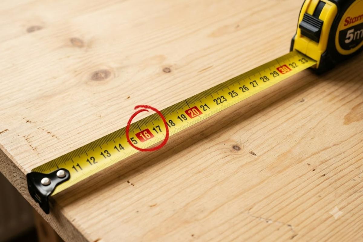 Números vermelhos na fita métrica: para que eles servem e por que são diferentes dos pretos