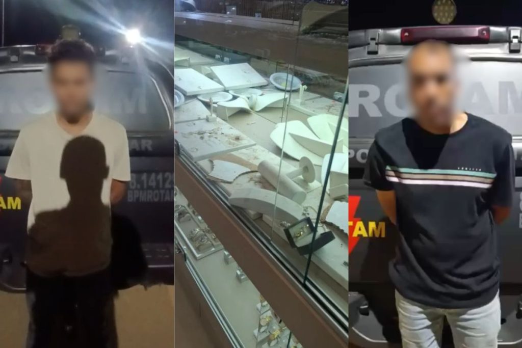 Suspeitos de furtar joalheria em shopping de Goiânia são presos após operação com apoio de inteligência artificial
