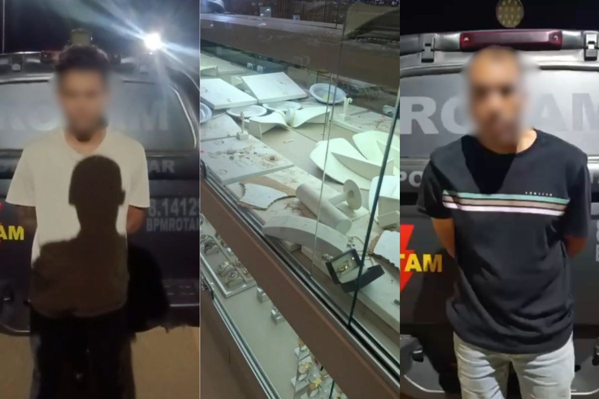 Suspeitos de furtar joalheria em shopping de Goiânia são presos após operação com apoio de inteligência artificial