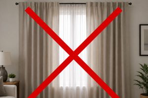 Adeus, cortinas tradicionais