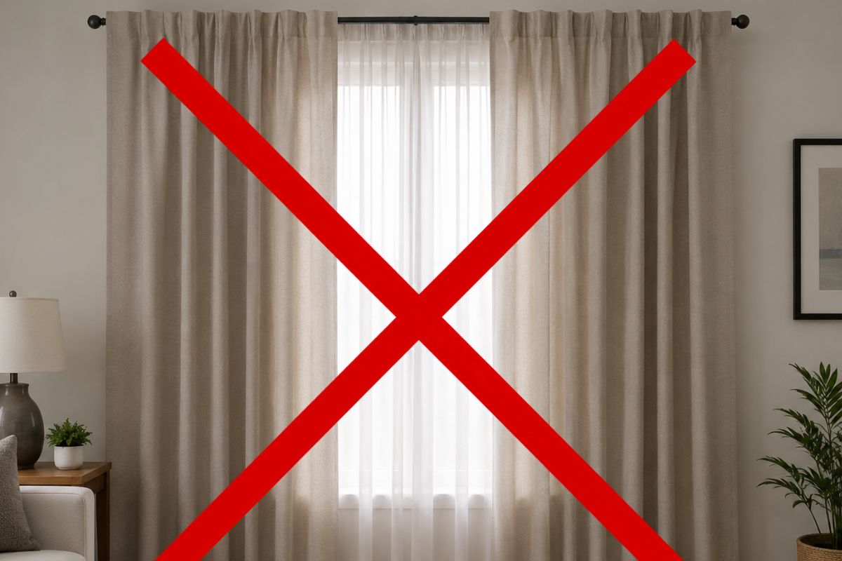 Adeus, cortinas tradicionais