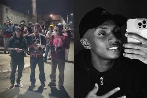 Motociclistas se reuniram no trecho do Anel Viário do Daia onde Carlos Eduardo Alves Viana morreu para cobrar melhorias como iluminação, radares e redutores de velocidade. (Foto: Reprodução/@zero62grau)