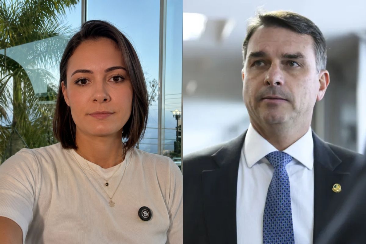 Após rompimento, Michelle diz em vídeo que desculpa Flávio Bolsonaro