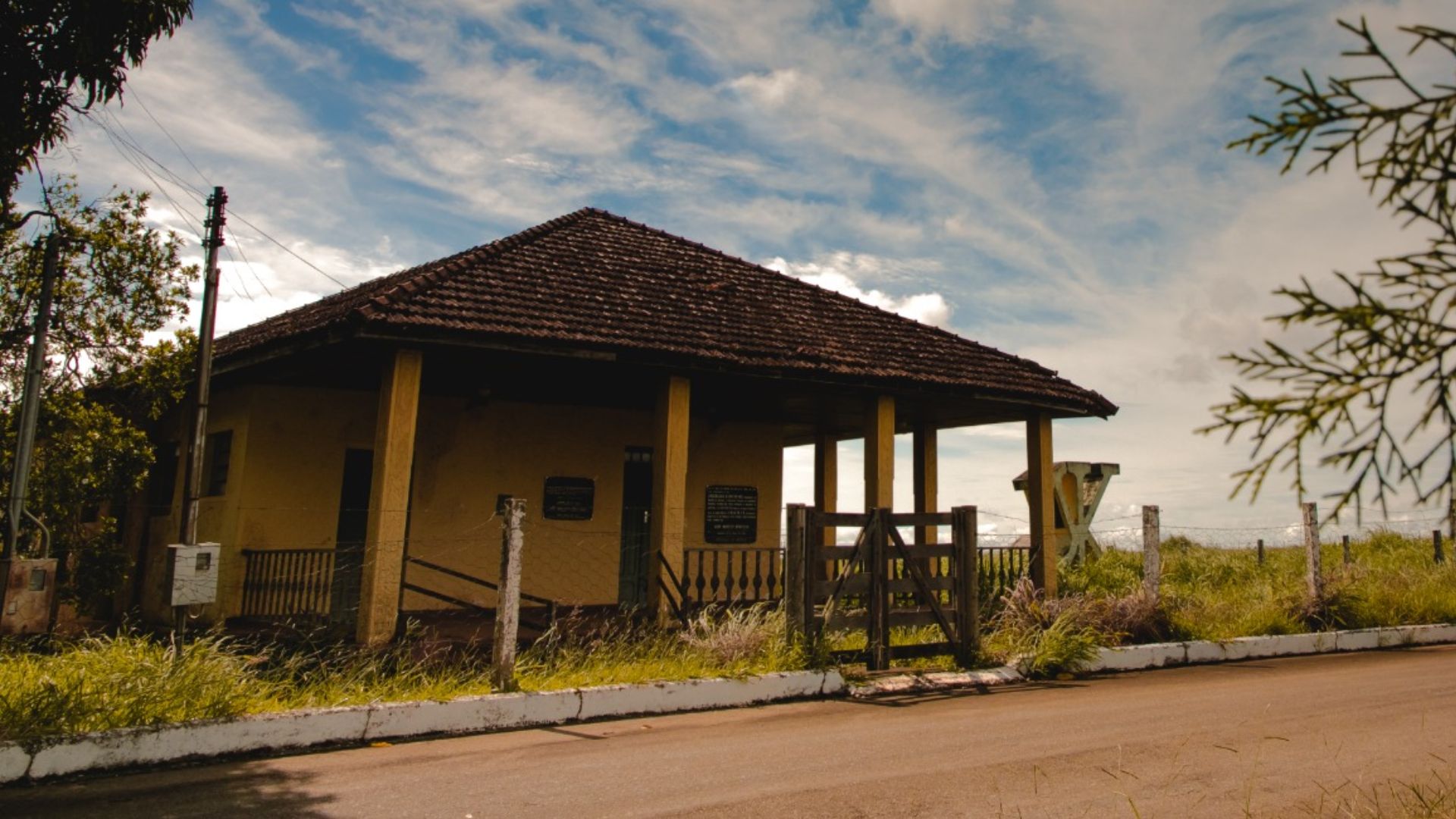 Casa JK, tombada Patrimônio Histórico no Aeroporto de Anápolis.