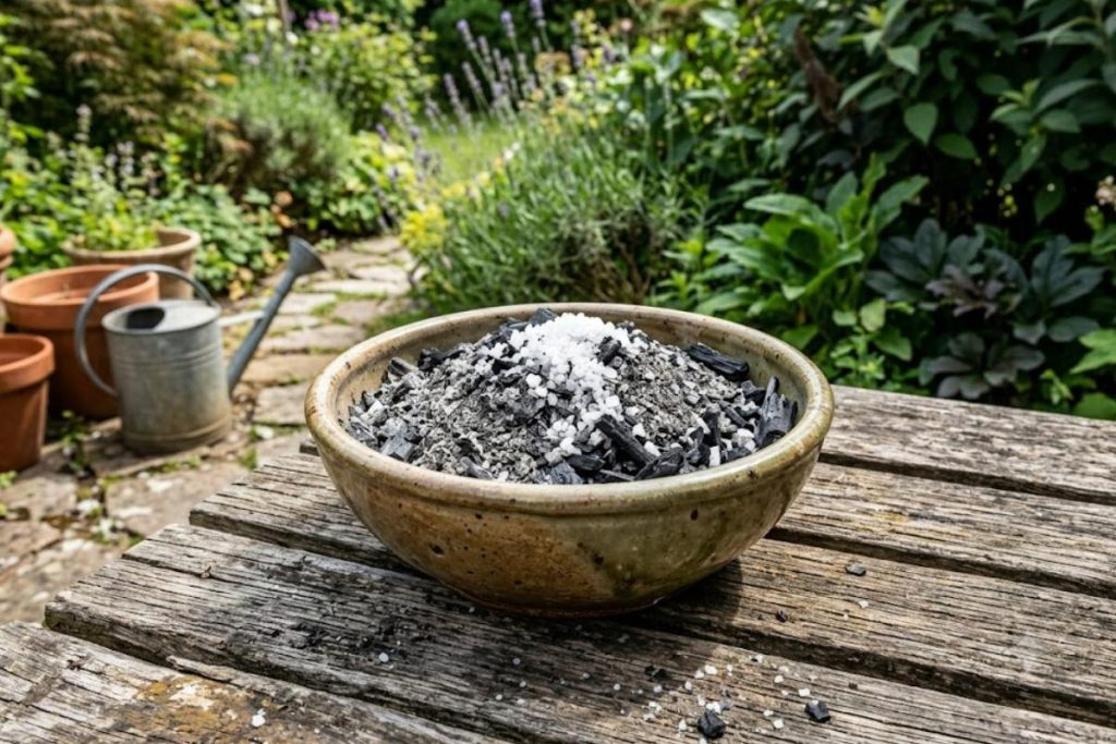 Misturar sal grosso e cinzas de madeira: para que serve e por que é recomendado para as plantas