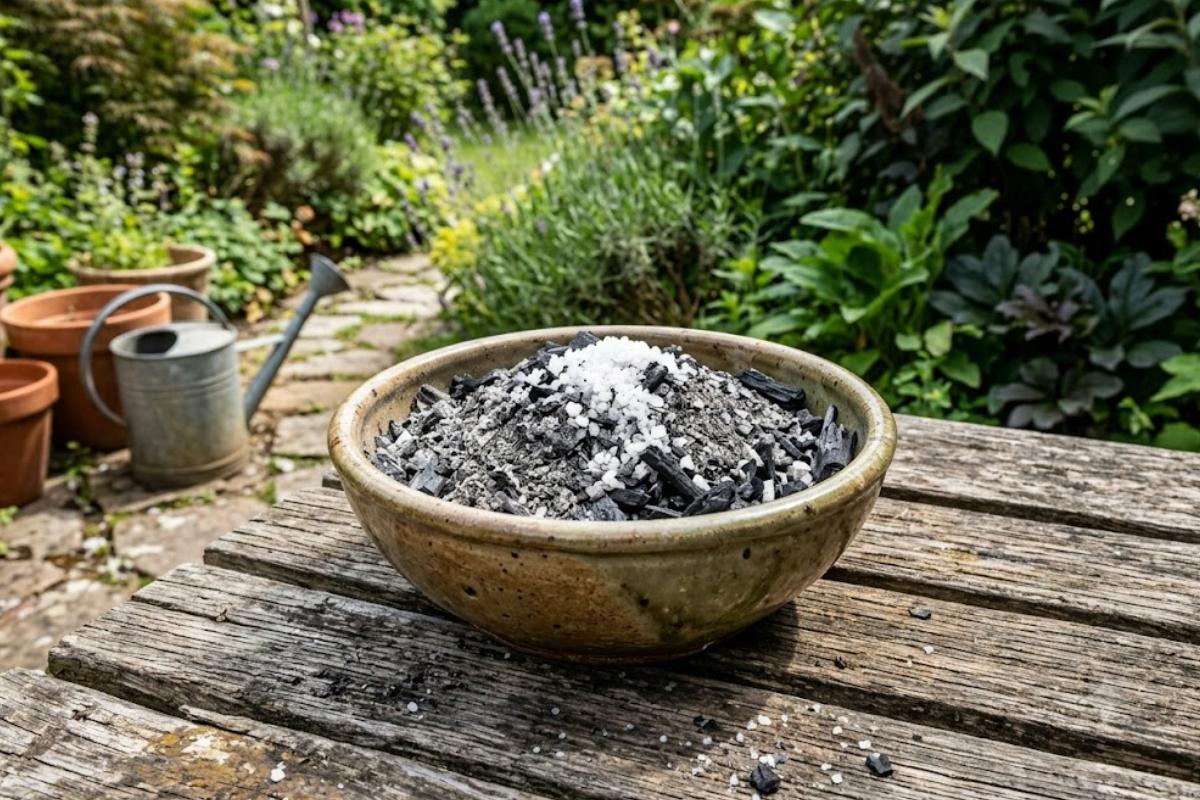 Misturar sal grosso e cinzas de madeira: para que serve e por que é recomendado para as plantas