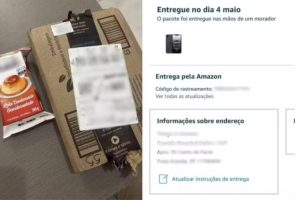 esperava um iPhone, mas, ao abrir encomenda feita na Amazon