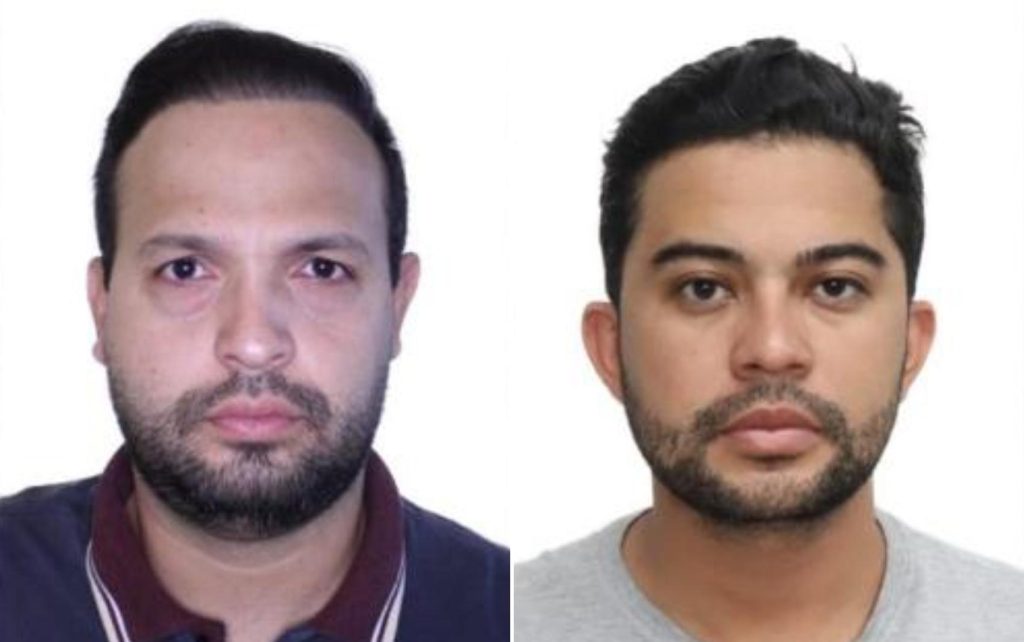 Suspeitos foragidos (imagens: Reprodução)