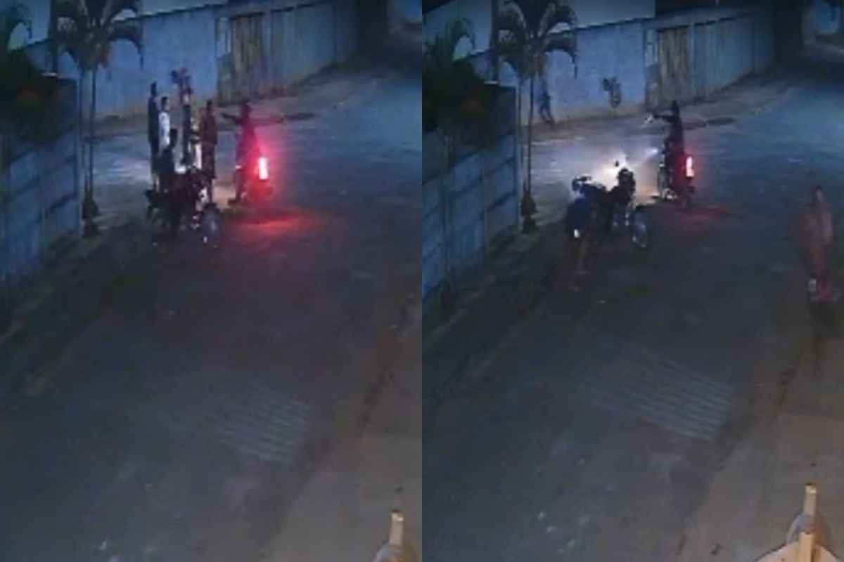Câmera de segurança filma execução de jovem de 21 anos morto a tiros em Piracanjuba