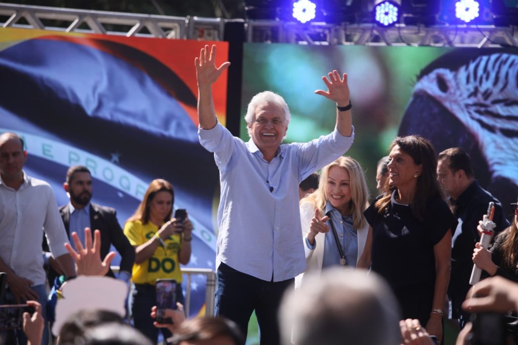 Caiado oficializa candidatura à Presidência da República e aposta no sucesso da gestão em Goiás como modelo para o Brasil