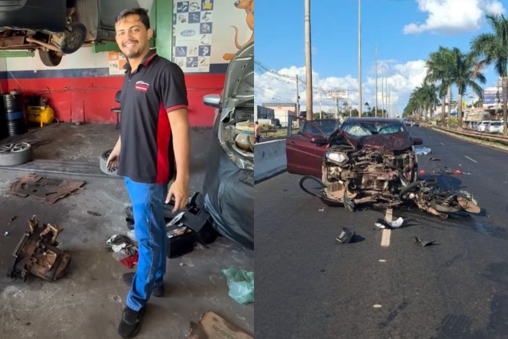 Fábio Bosco da Silva Filho tinha 24 anos e morreu após uma colisão frontal na GO-060, em Goiânia. Caso segue sob investigação da DICT. (Foto: Reprodução/Redes sociais)