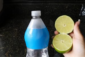 Misturar vinagre com limão