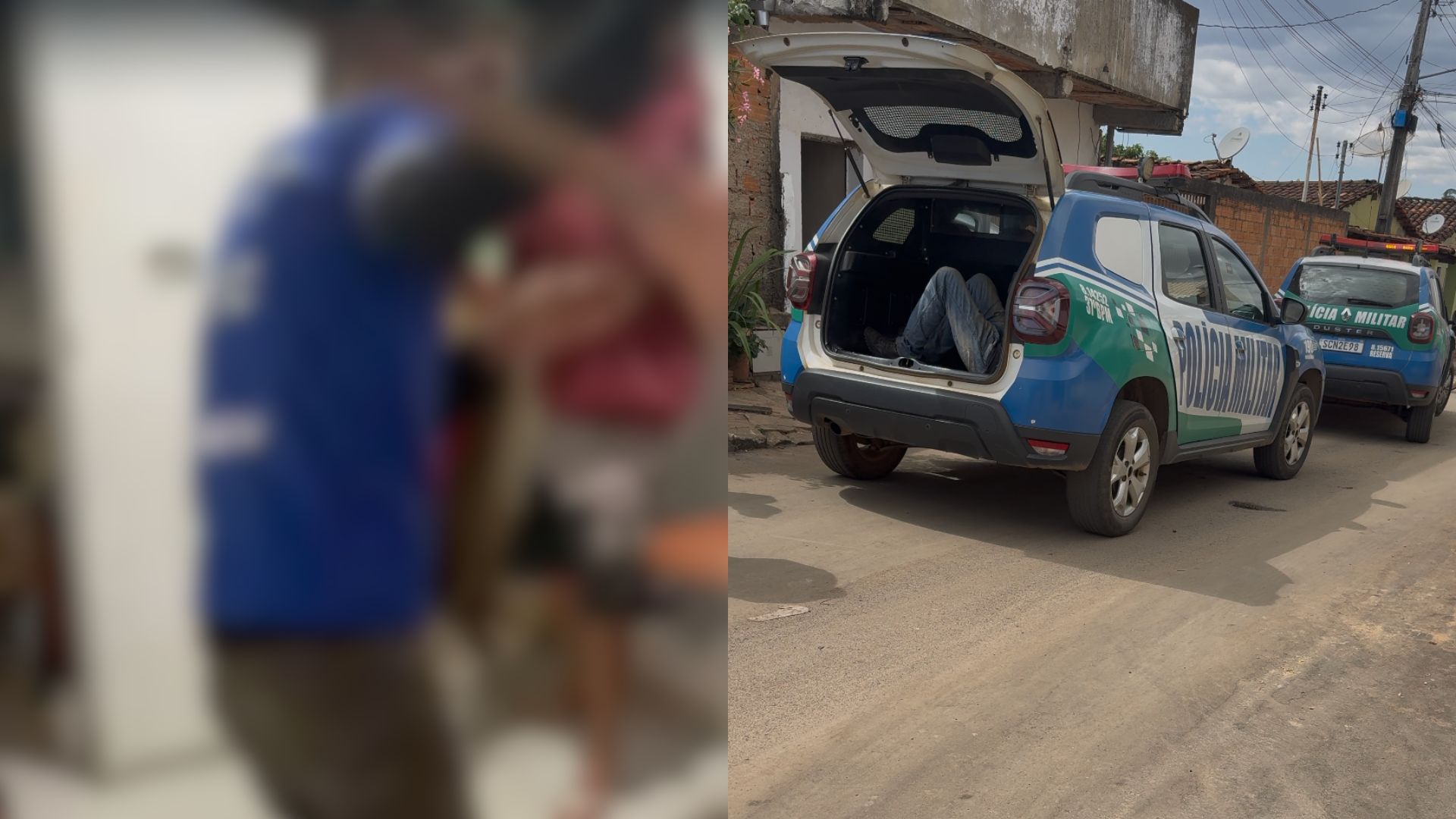 Polícia prendeu dois jovens e apreendeu um adolescente envolvidos em "tribunal do crime".