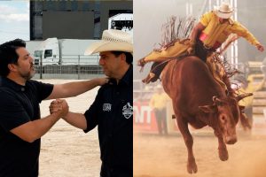 Prefeito Márcio Corrêa e o presidente do Sindicato Rural de Anápolis, Ubirajara Carneiro, anunciaram que o rodeio da Expoana 2026 começará às 20h em ponto. (Foto: Reprodução/Redes sociais)