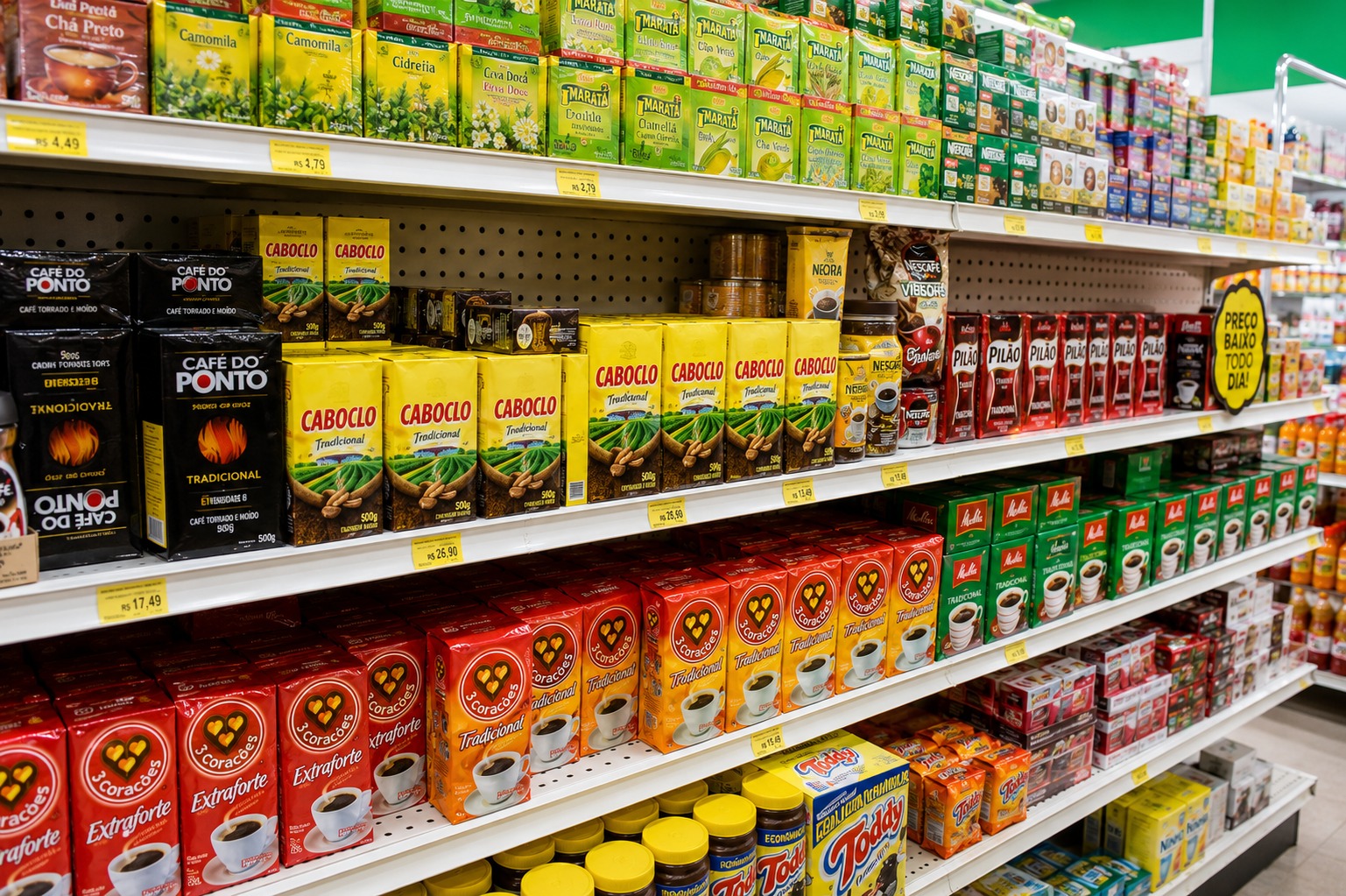Café do Supermercado pode variar bastante em qualidade, aroma e sabor. Entenda o que muda entre as principais categorias