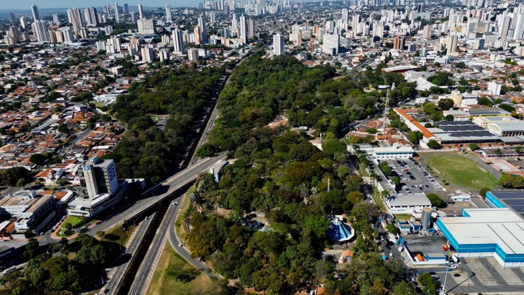 Vista aérea de Goiânia. (Foto: Joabe Mendonça/Prefeitura de Goiânia)