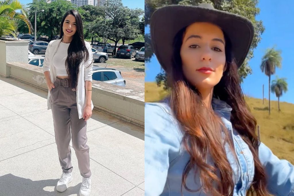 Larissa da Mata Silva tinha 30 anos, morava em Goiânia e morreu após passar mal durante uma confraternização em uma fazenda na região de Mozarlândia. (Foto: Reprodução/Redes sociais)