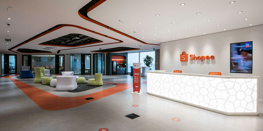 As oportunidades da Shopee oferecem salário de R$ 1.980, benefícios e possibilidade de efetivação. (Foto: Reprodução)
