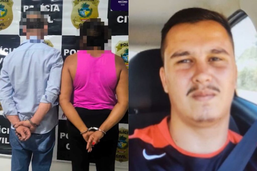 Pai e madrasta são apontados pela Polícia Civil como envolvidos no assassinato de Thaliton Henrique Dias Machado. (Foto: Divulgação/PCGO)