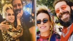Ana Maria Braga prestou homenagem ao motociclista Rafael Scucato, que morreu em um acidente na BR-153.