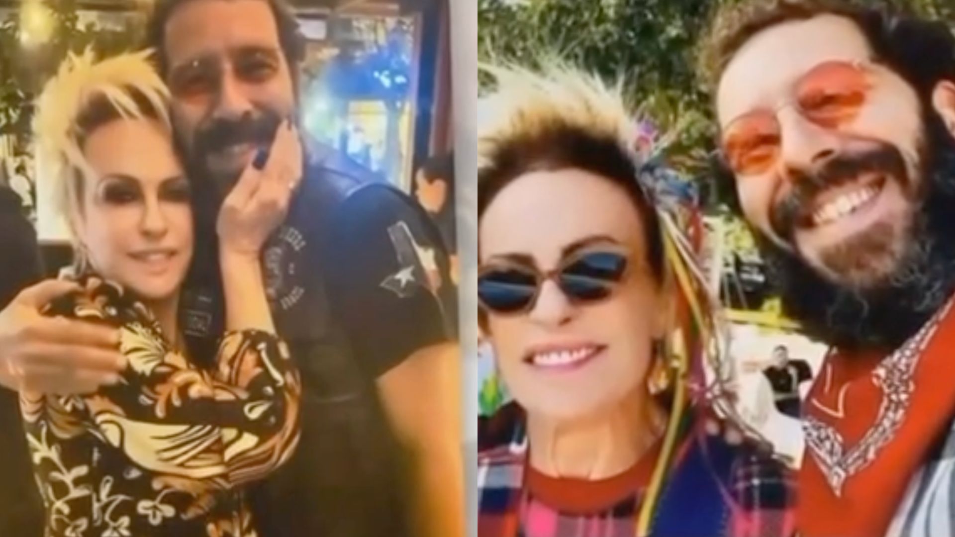 Ana Maria Braga prestou homenagem ao motociclista Rafael Scucato, que morreu em um acidente na BR-153.