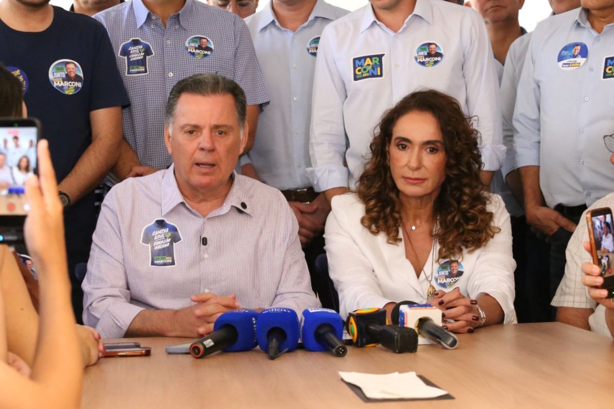 Marconi Perillo e Jacqueline Zaiden